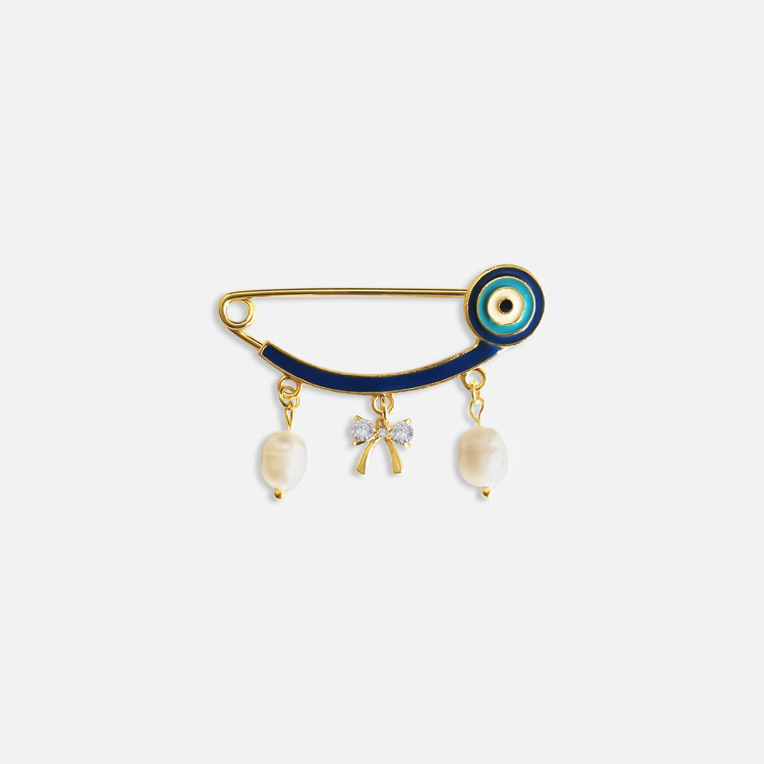 Feminine Evil Eye Baby Brooch