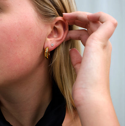 Talia Huggie Earrings