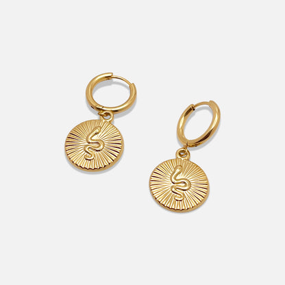 Iris Huggie Earrings